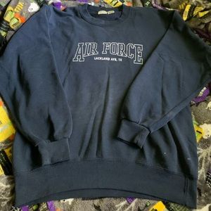 Used dark blue army sweatshirt